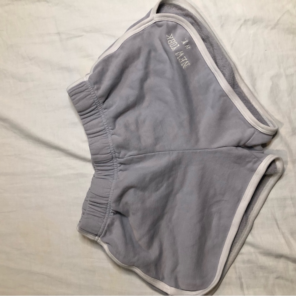 Brandy Melville booty shorts one size fits all blue and white